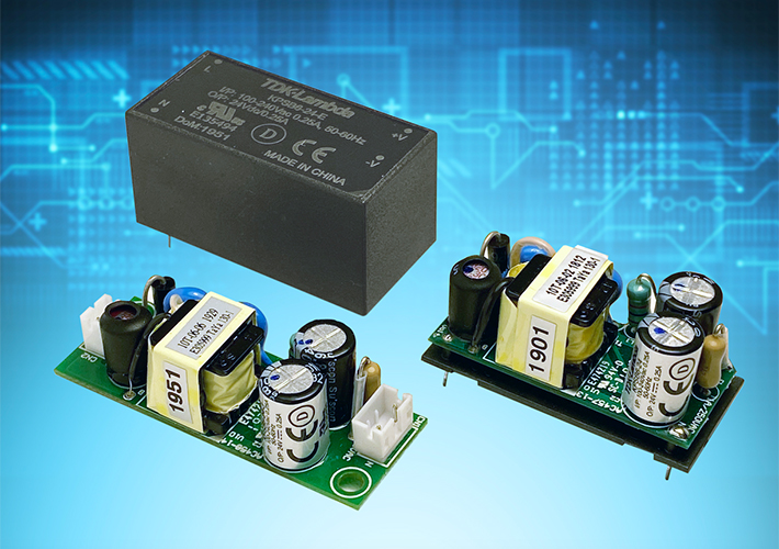 foto noticia Fuentes de alimentación AC-DC de Clase II de 5 a 25 W para montaje en tarjeta.